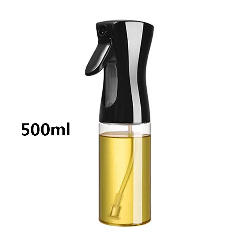 500ml Oil Spray Bottle Barbecue Cooking Olive Oil Sprayer Plastic Baking Oil Spray Empty Bottle Vinegar Bottle or Oil Brush