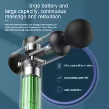 Portable Vibrating Massage Gun for Fascia, Body, Neck, and Back — Deep Muscle Relaxation, Fitness, Slimming, Single Head.