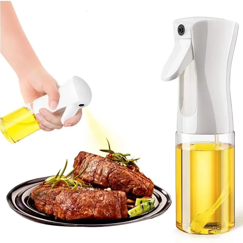 500ml Oil Spray Bottle Barbecue Cooking Olive Oil Sprayer Plastic Baking Oil Spray Empty Bottle Vinegar Bottle or Oil Brush